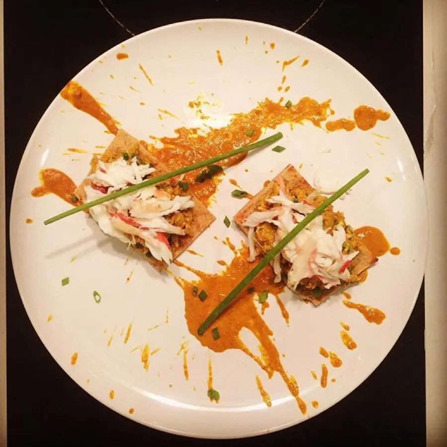 creation thumb for Yellow Thai curry, eggs, Kamchatka crab
