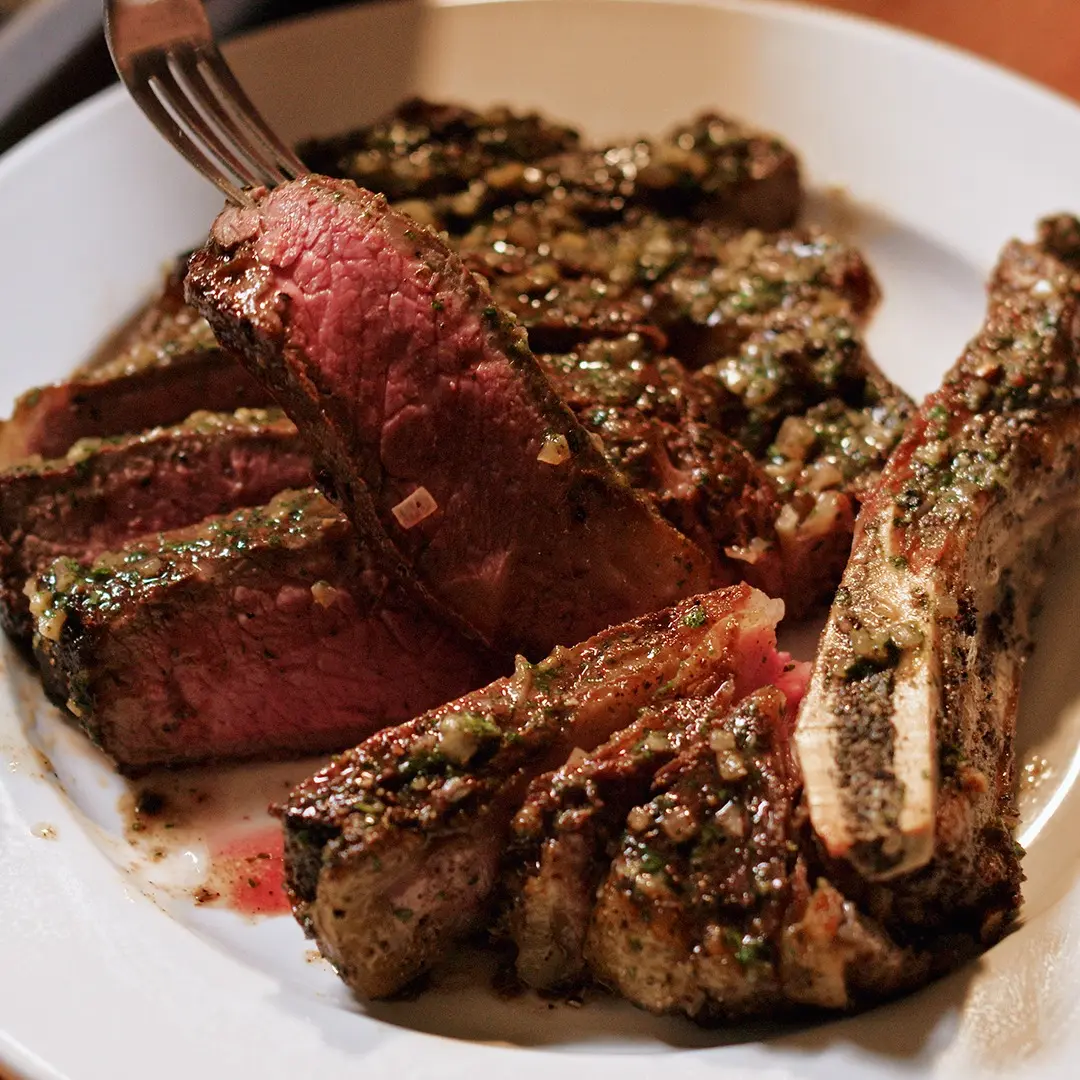 creation thumb for Bone-In Ribeye with Maître d’Hôtel Compound Butter