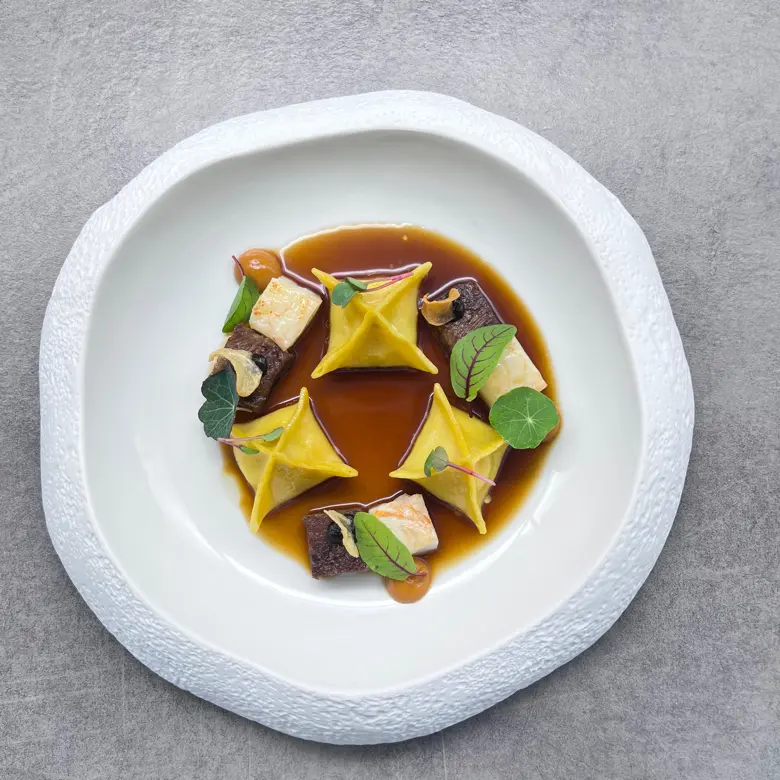 creation thumb for Langoustine-filled Manti