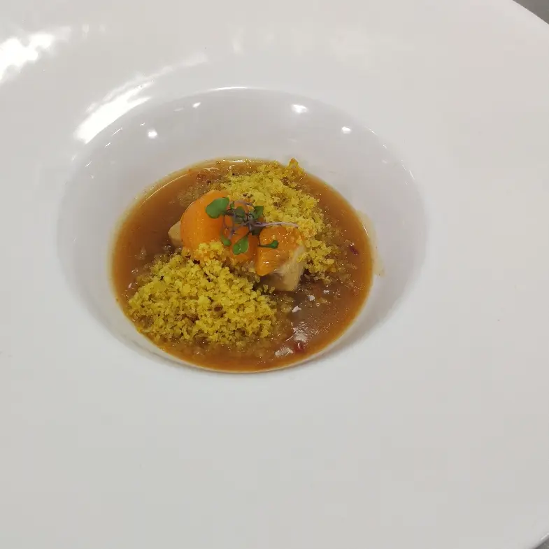 creation thumb for Pesce all'acqua pazza spanish with Tangerine's supreme