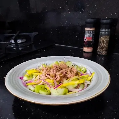 creation thumb for Tuna and Cucumber Salad