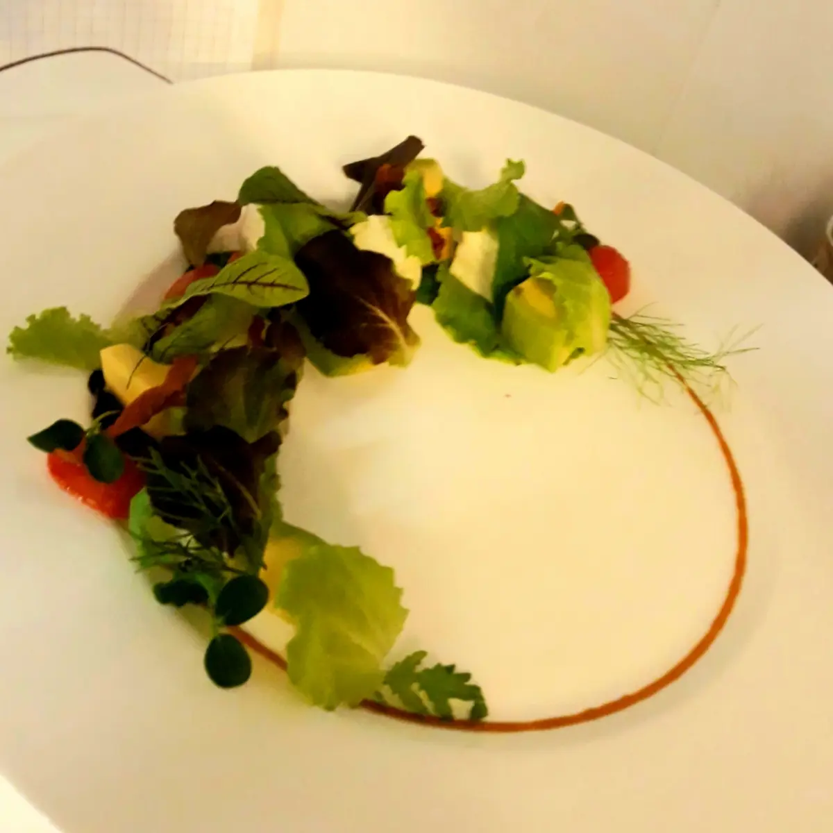 creation thumb for Feta salad, garlic cherry tomatoes, avocado, mixed salad