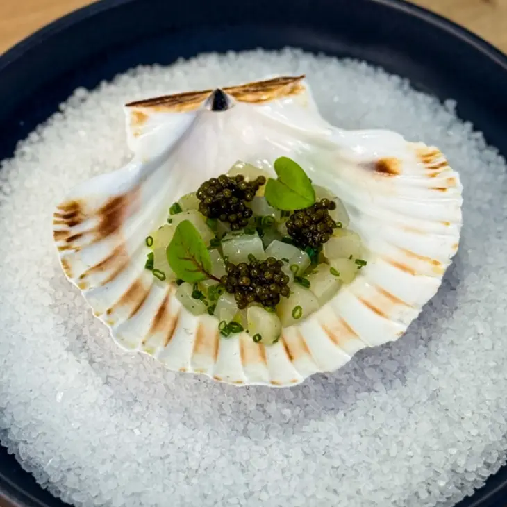 creation thumb for Scallop Tartare with Caviar