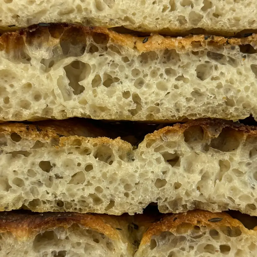 creation thumb for Rosemary & Sesame Focaccia