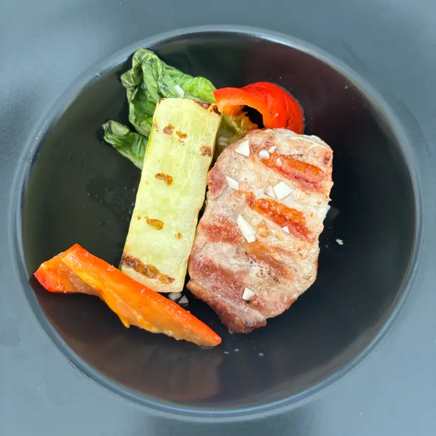 creation thumb for Bistecca di maiale con verdure