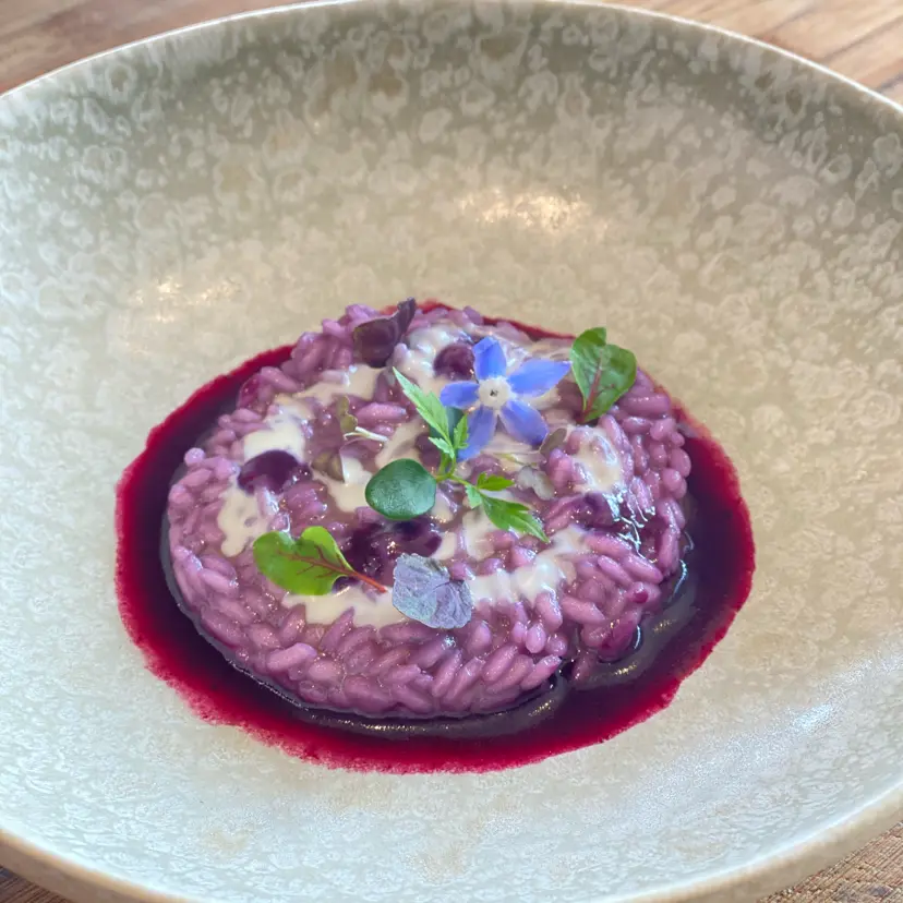 creation thumb for Blueberry and gorgonzola risotto