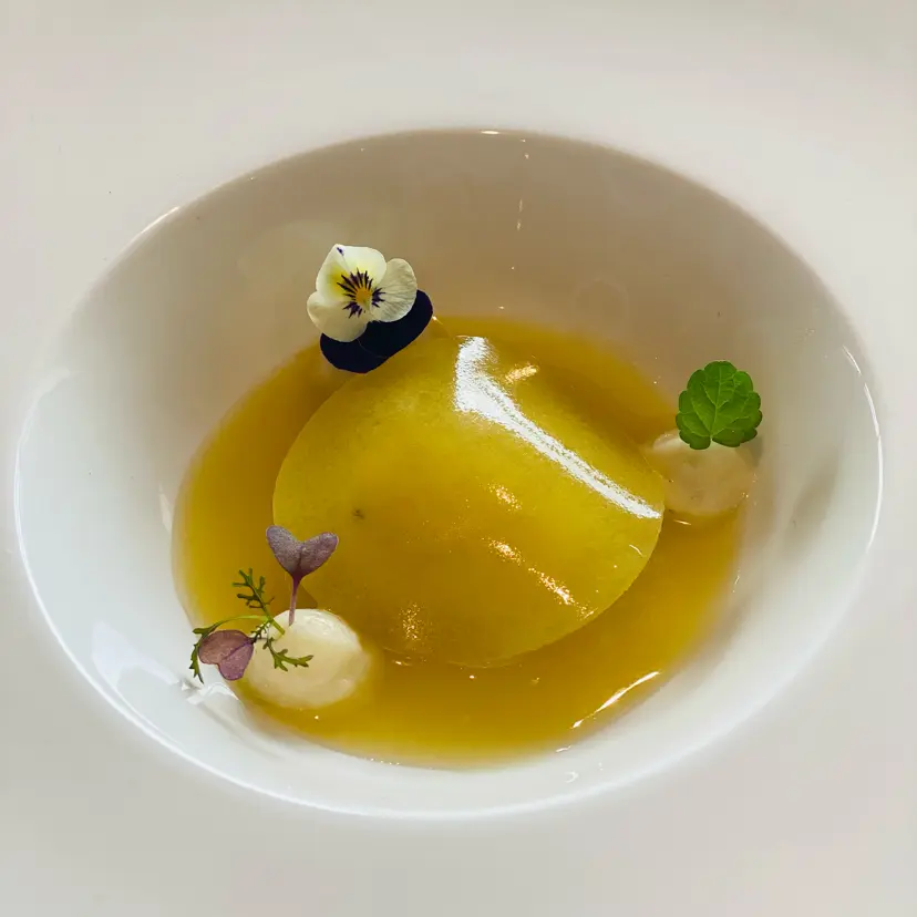 creation thumb for Apple ravioli, scallops and celeriac 🍏