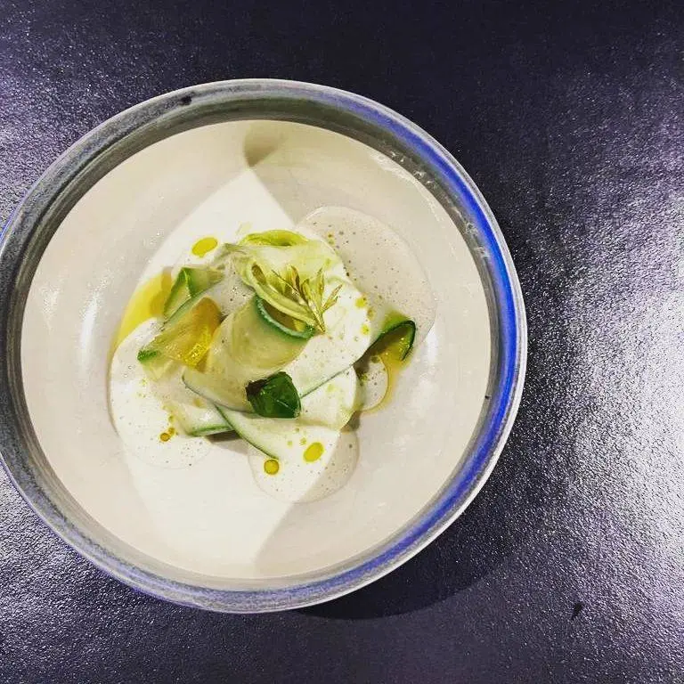 creation thumb for Zucchini a la Crema (with Oysters)
