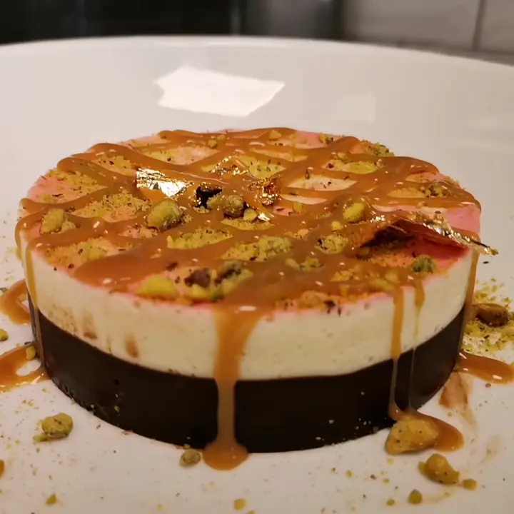 creation thumb for Pistachio passion fruit chocolate with caramel butter scotch
