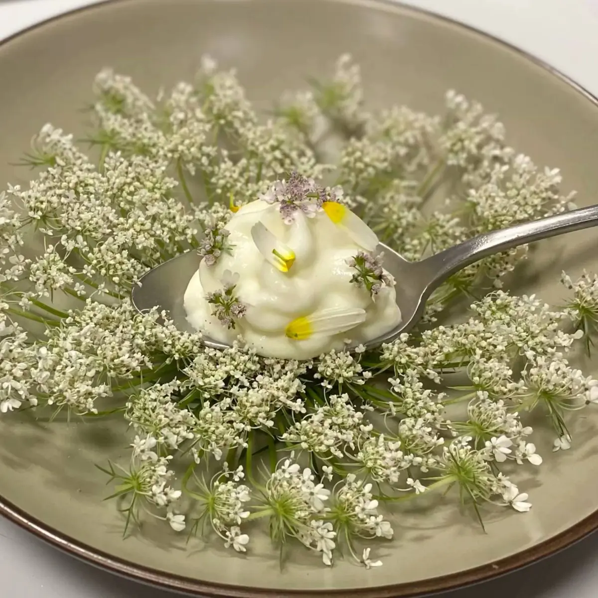 creation thumb for Coriander Flower Lactic Mousse