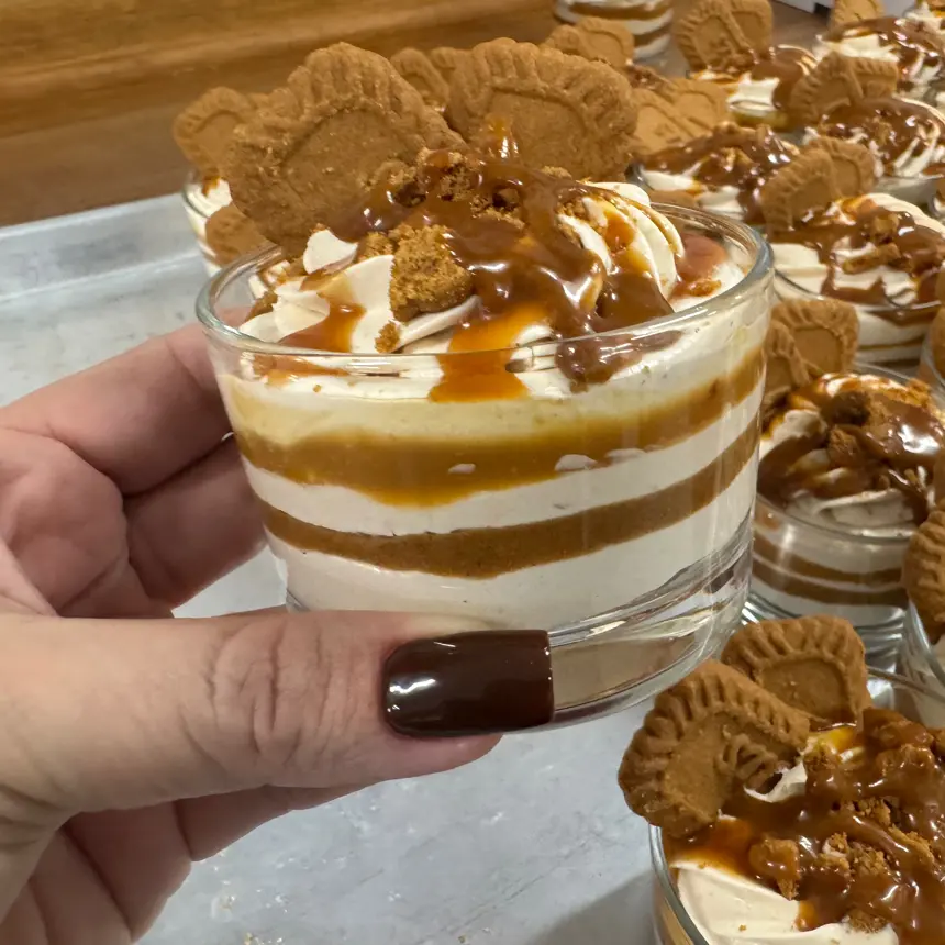 creation thumb for Mousse à la Banane Biscoff
