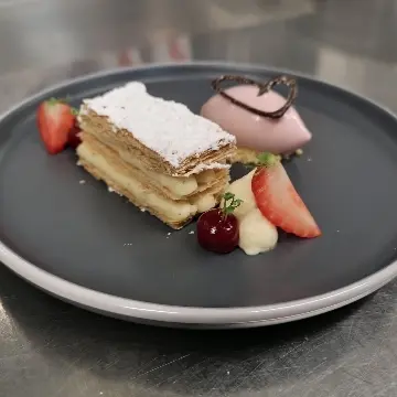 creation thumb for Mille-Feuille mit Erdbeereis