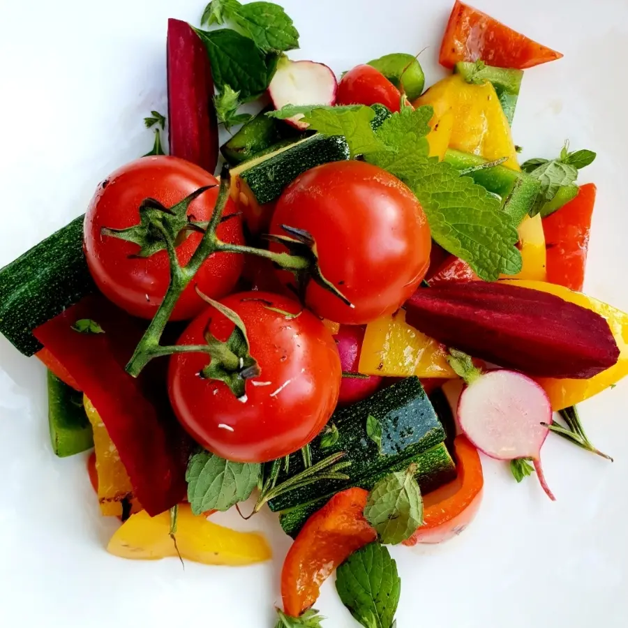 creation thumb for Grilled vegetables with truffle oil