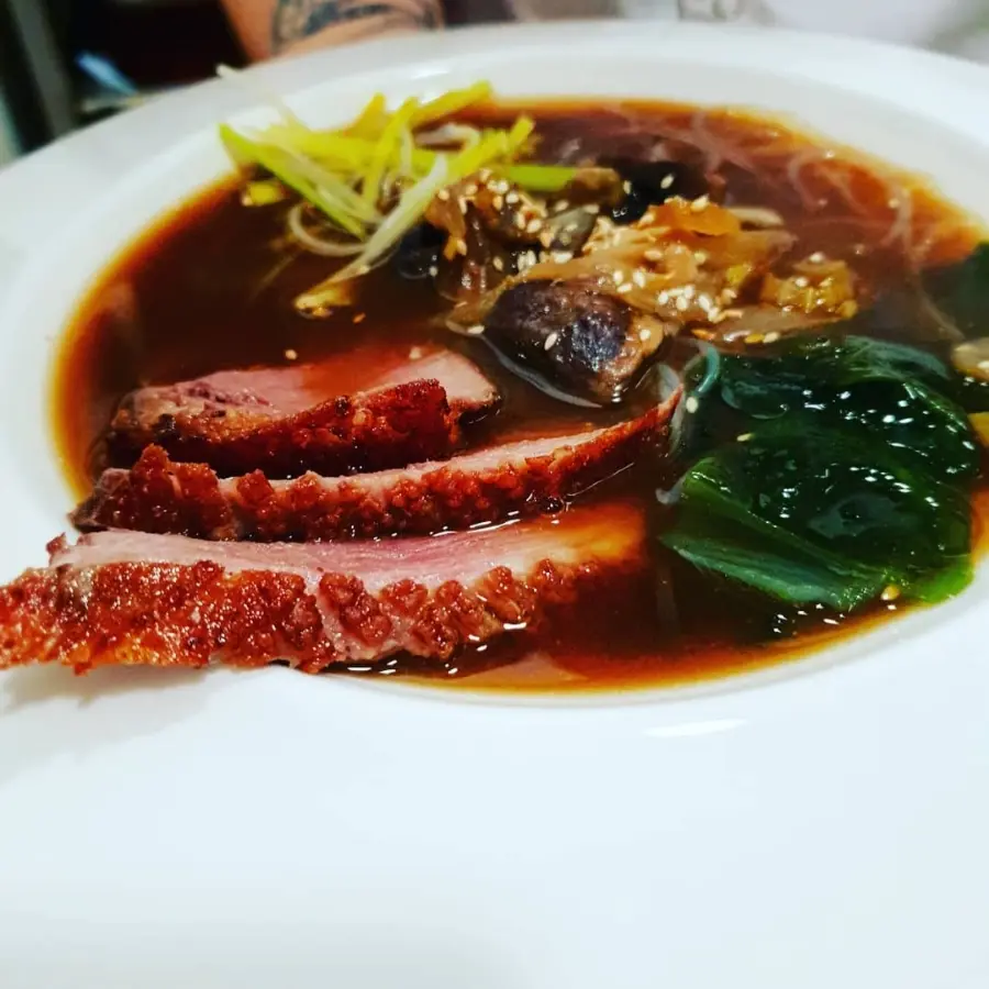 creation thumb for Gänsebraten, Wakame, Miso - Paste, Gemuse 😃