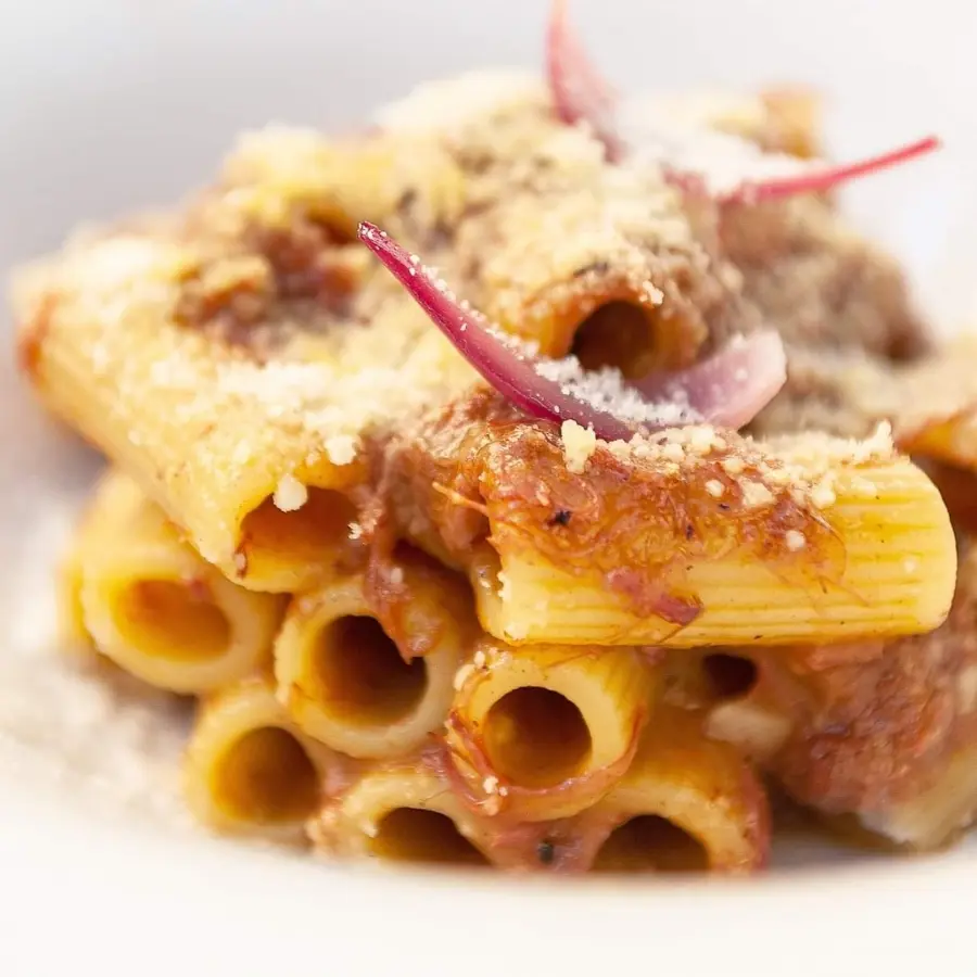 creation thumb for Genovese rigatoni