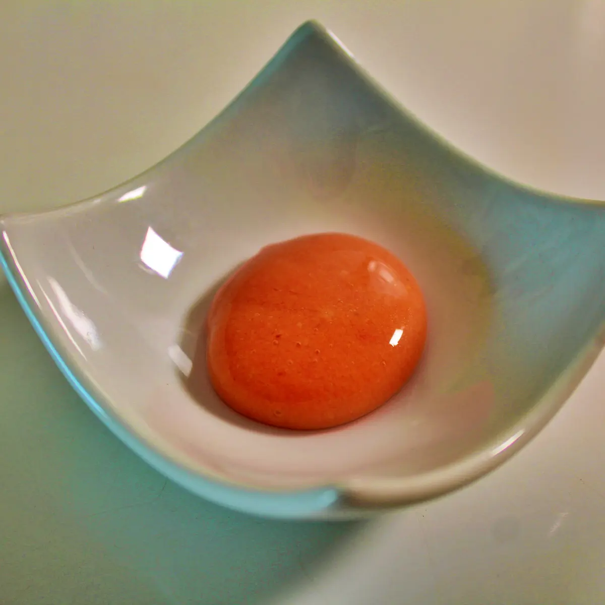 creation thumb for Sferificazioni di Gazpacho alle fragole 🍅