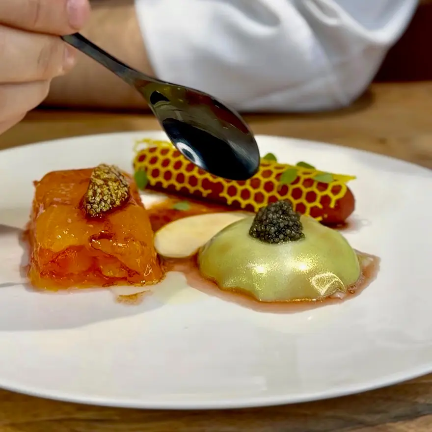 creation thumb for Raw Milk Cream,vanilla, Matcha Foam