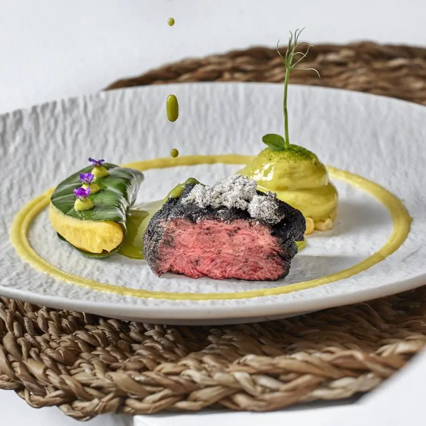 creation thumb for Mazamorra chiquita and beef tenderloin