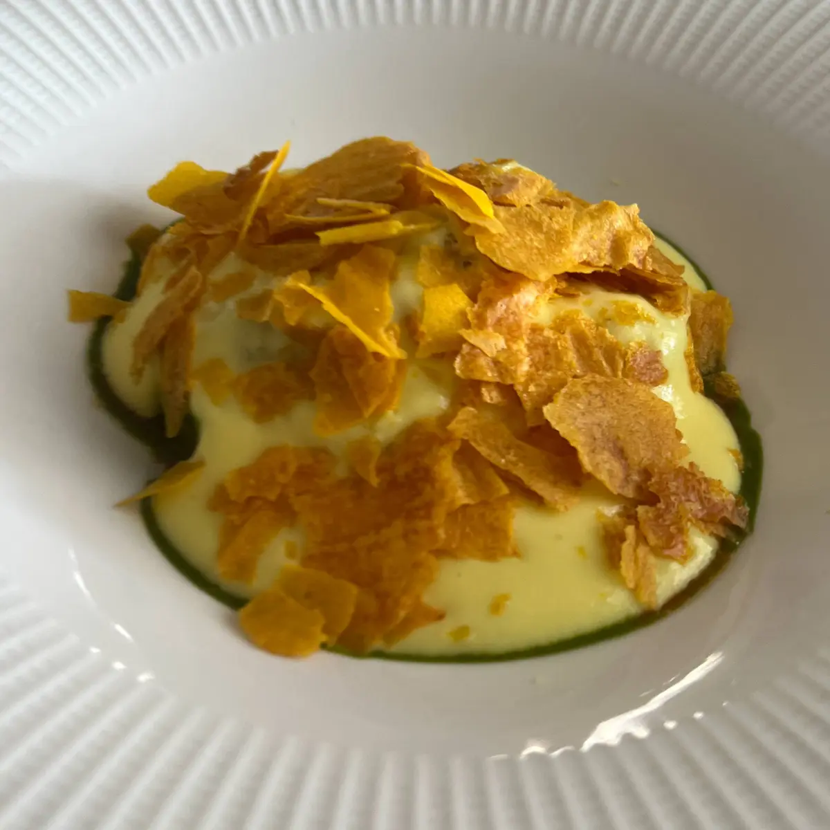 creation thumb for Squid & Potatoes, Lemon, Saffron, Parsley