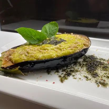 creation thumb for Eggplant and Shrimp Purée