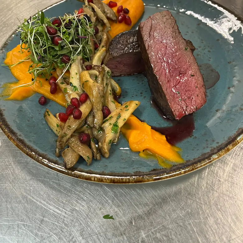 creation thumb for Deer and sweet potato with Mushrooms