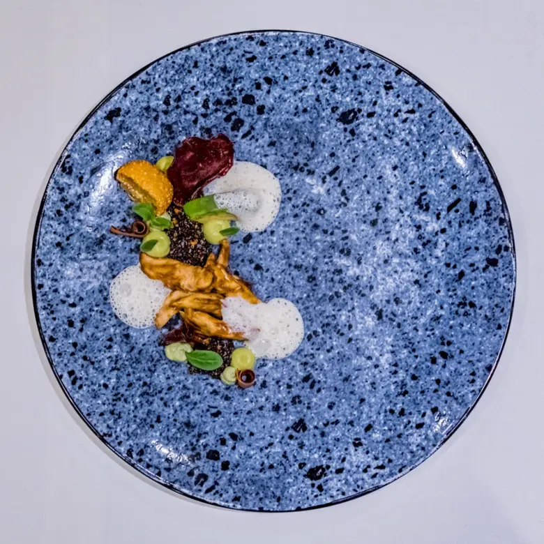 creation thumb for Confit rabbit/quinoa/parsley