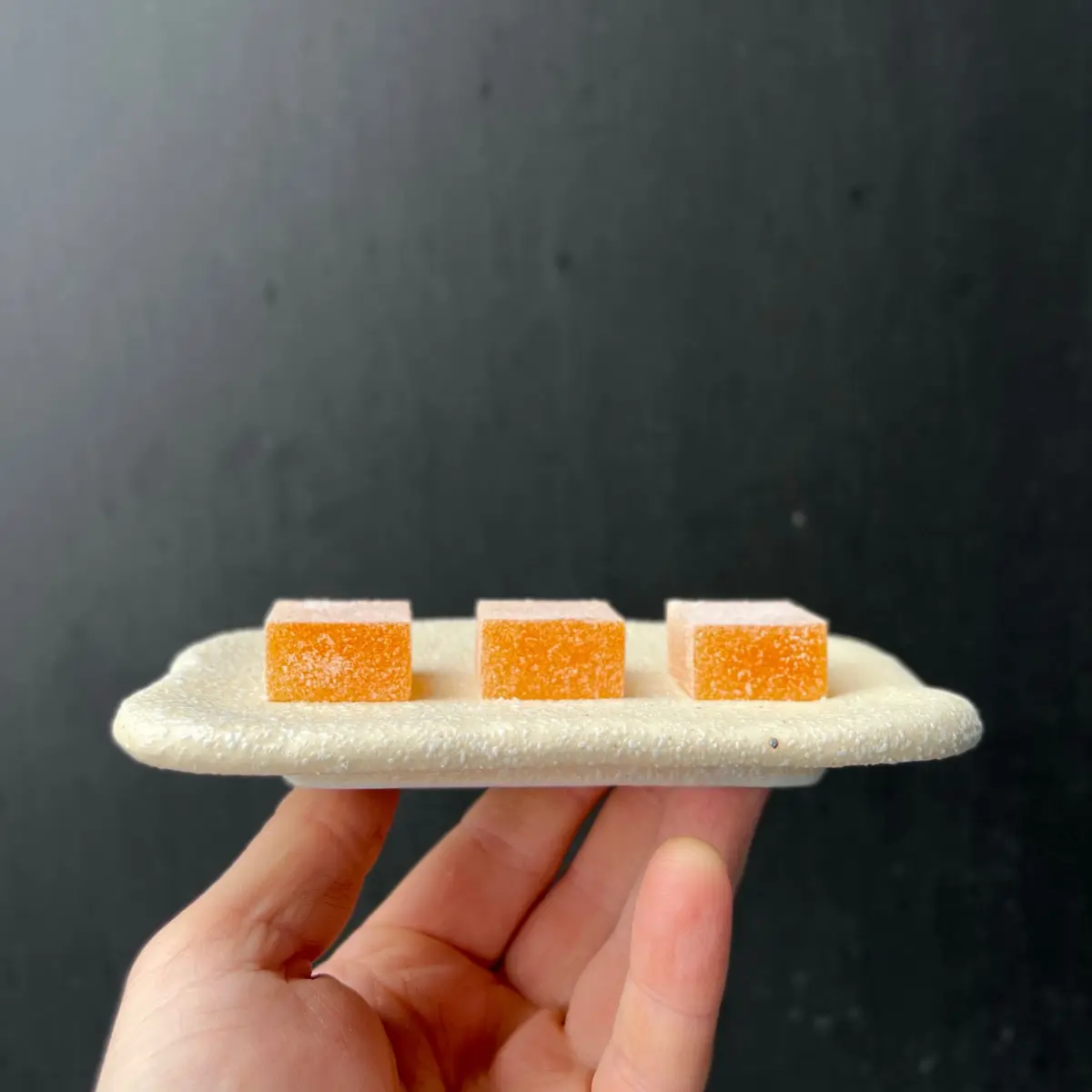 creation thumb for Pâte de Fruit à la Mandarine et au Gin
