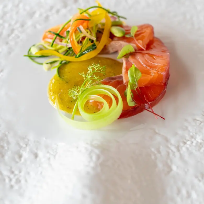 creation thumb for Salmone in tre consistenze 