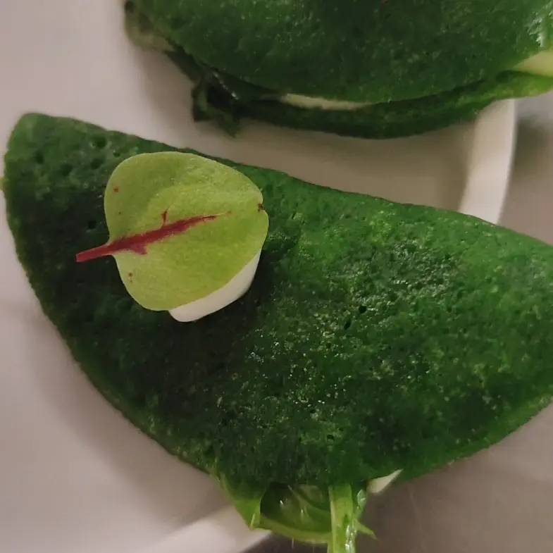creation thumb for Gluten-Free Herb Piadina with Goat Cheese