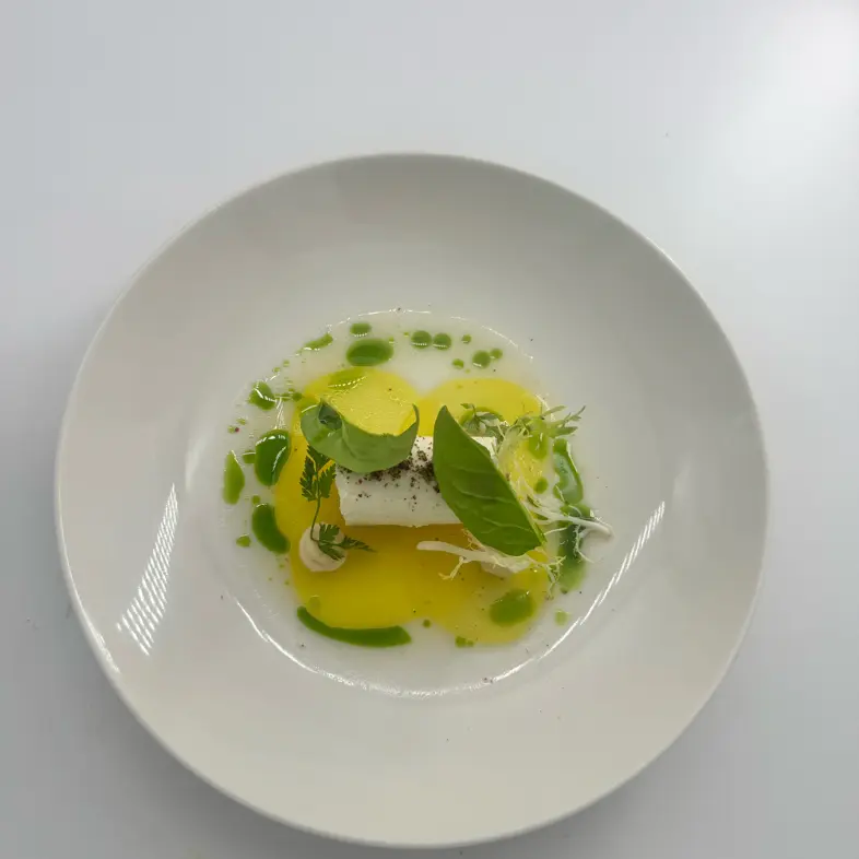 creation thumb for Frischkäse/Kohlrabi/Safran/Spinat