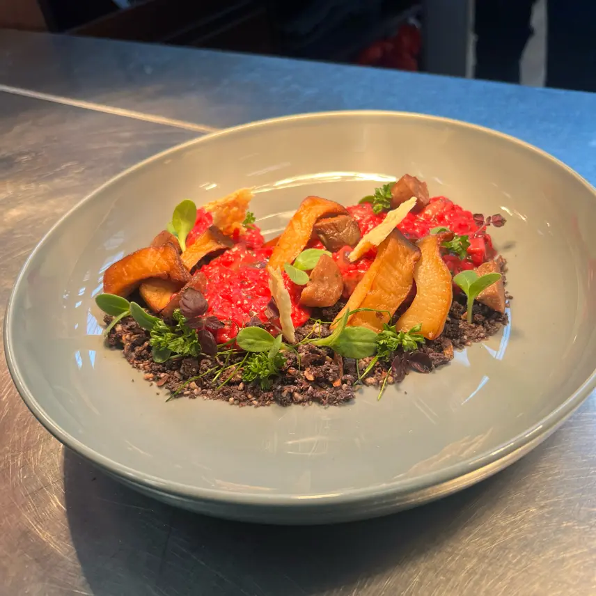 creation thumb for Rote Beete Risotto mit Pilzen