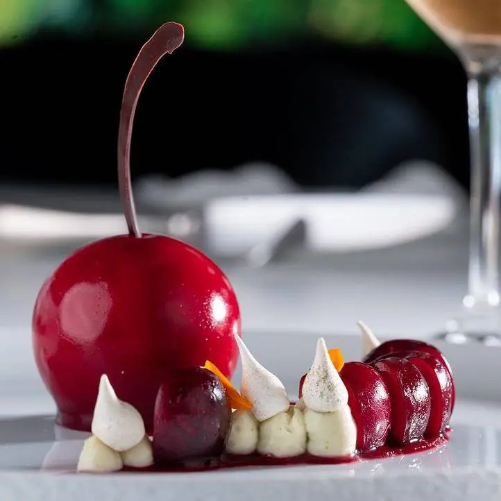 creation thumb for Cherry | Iced parfait | Almond | Tarragon