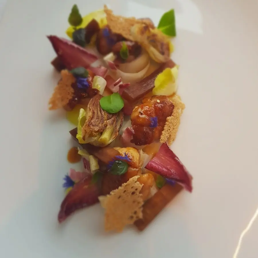 creation thumb for Veal sweetbread, ginger-lemon, chicory