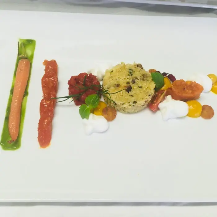 creation thumb for Karotte/cous cous/harissa/Joghurt