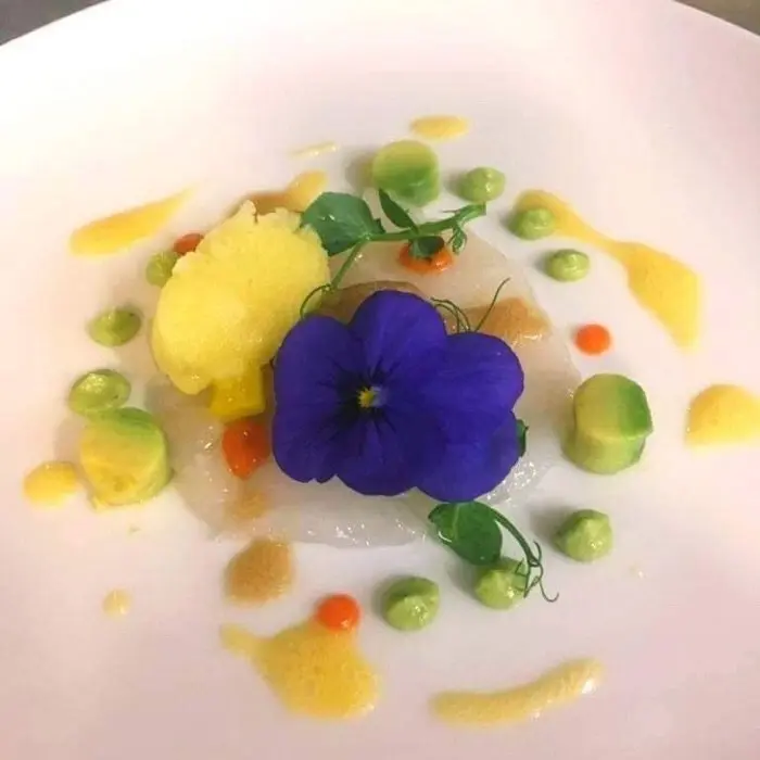 creation thumb for Garnelencarpaccio/passionsfrucht/Curry/