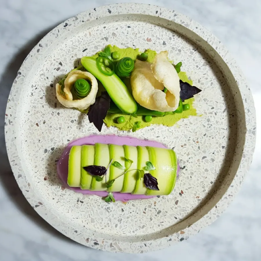 creation thumb for cod mousse in zucchini roll🐟