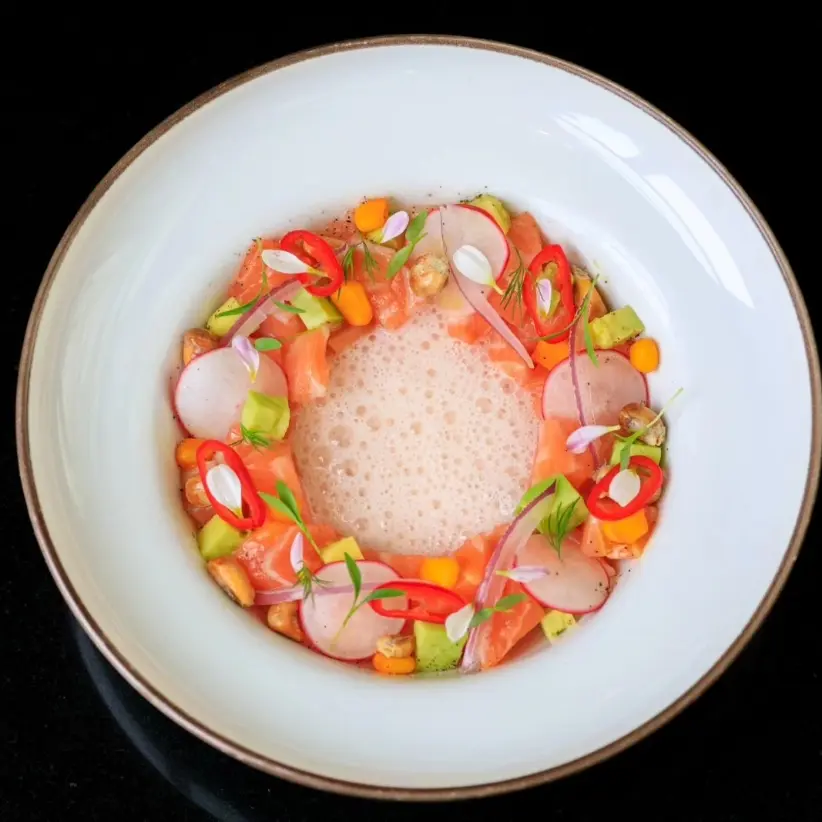 creation thumb for Salmon ceviche