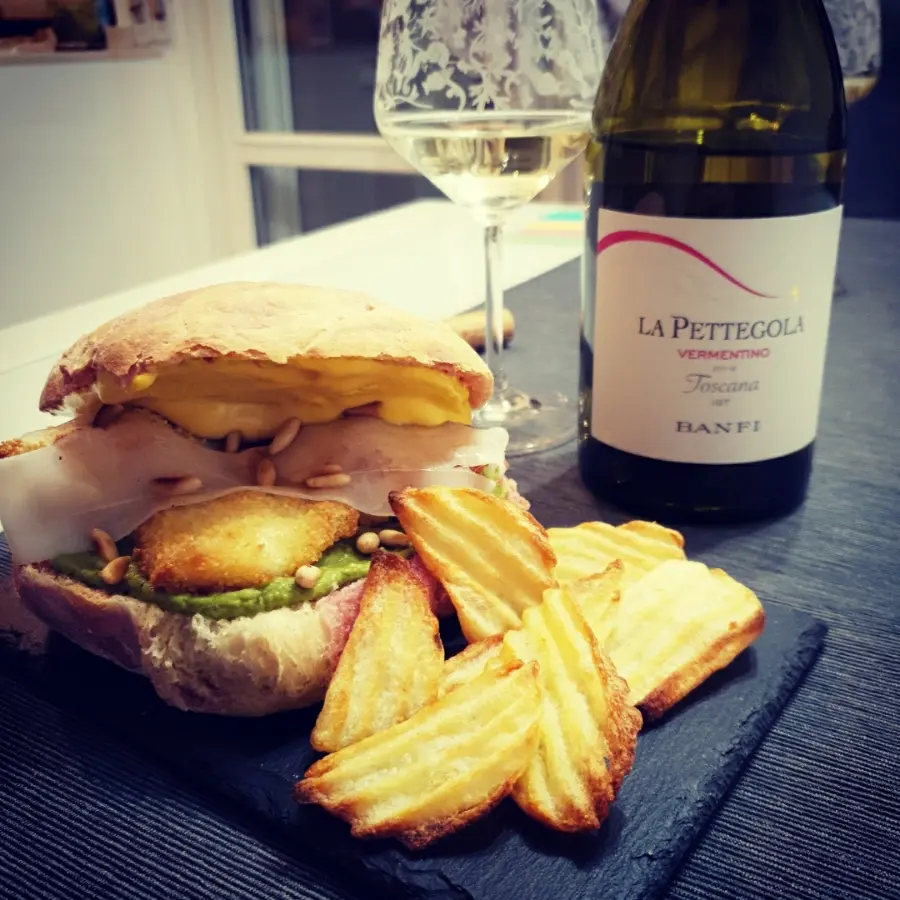 creation thumb for Panino con rana pescatrice...😋