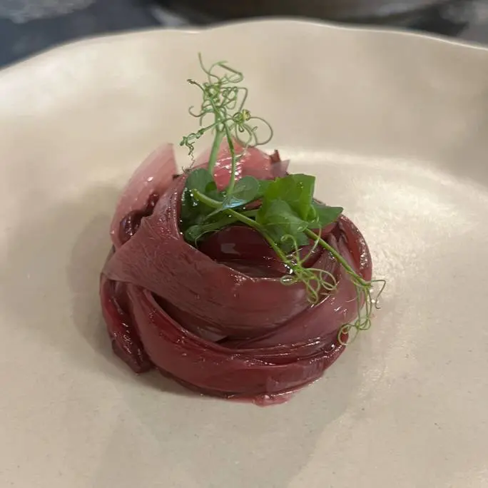 creation thumb for Radicchio with raspberry vinegar