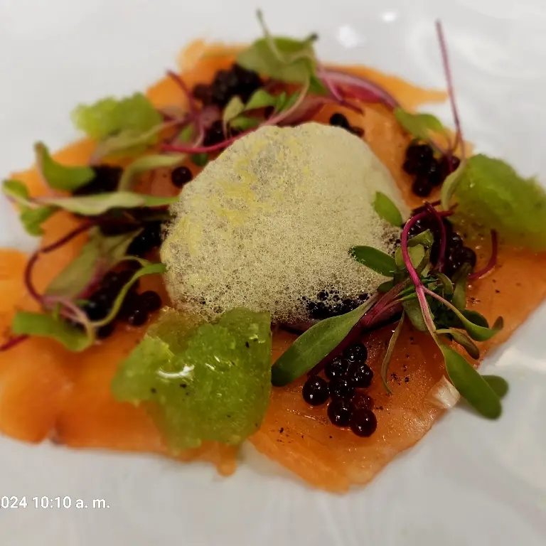 creation thumb for Smoked Salmon Carpaccio