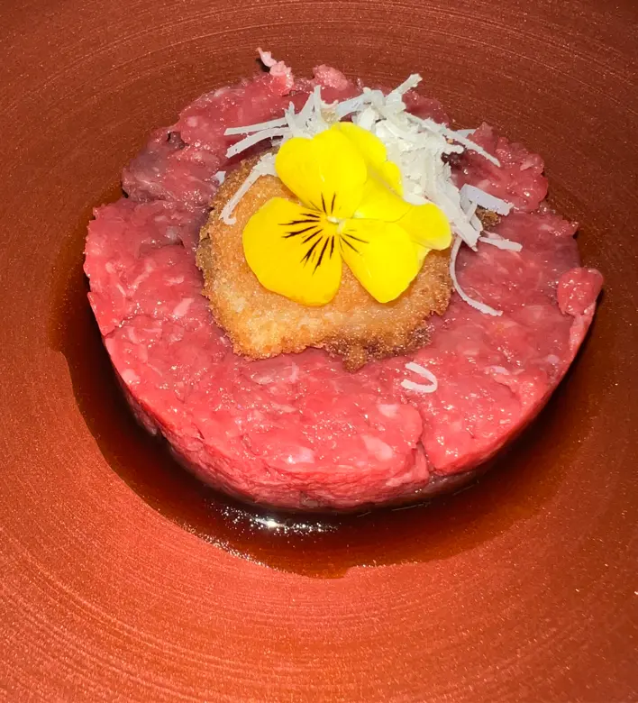 creation thumb for Tartare, tuorlo fritto e teryaki