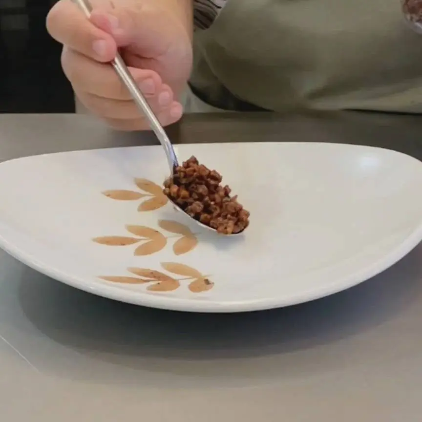 creation thumb for Caramelized Pecans | PLATED DESSERT