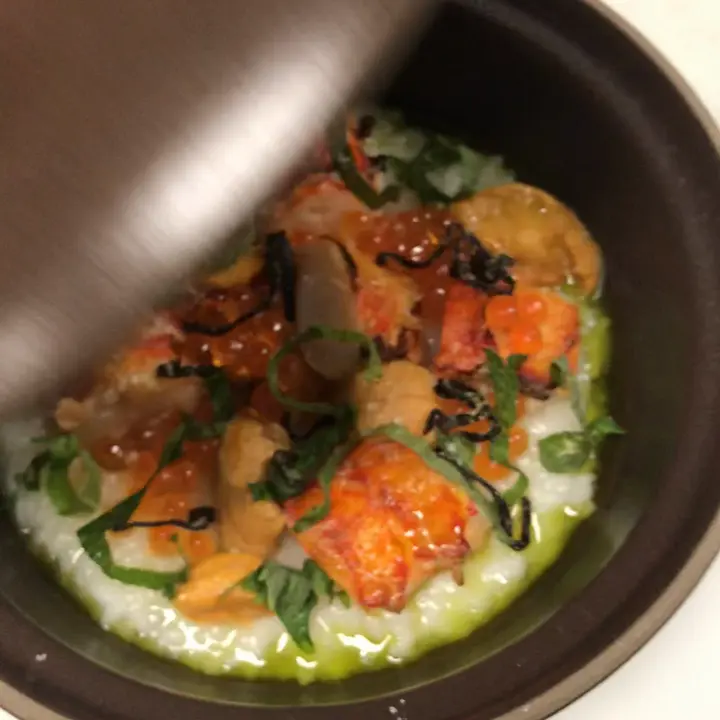 creation thumb for Full of #Umami 💣 #Kitchenlife #Food #Foodie #japanesecuisine #Uni #ikura #
