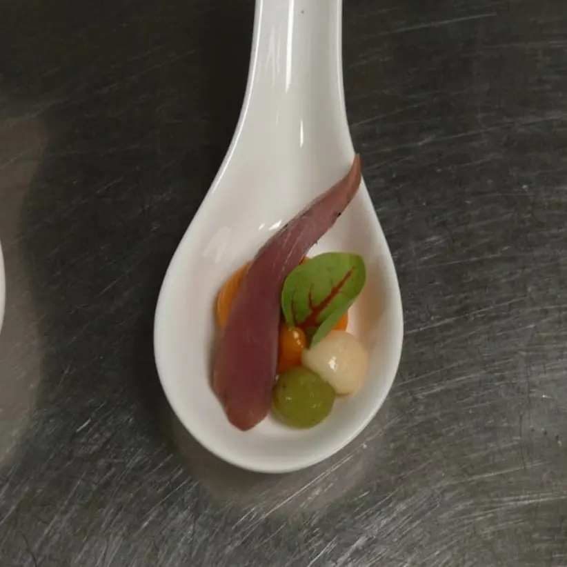 creation thumb for Venison fillet ham pumpkin apple quinces
