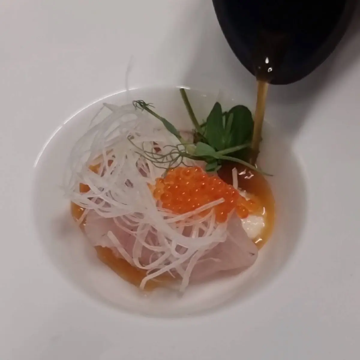 creation thumb for Dry Aged Amberjack with Orange Ponzu