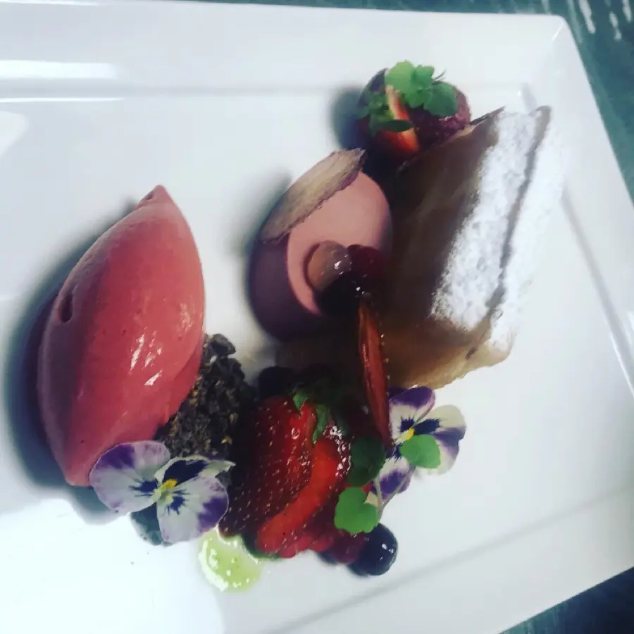creation thumb for Strawberry - Bergamot - Yuzu - Brussels Waffle - Basil