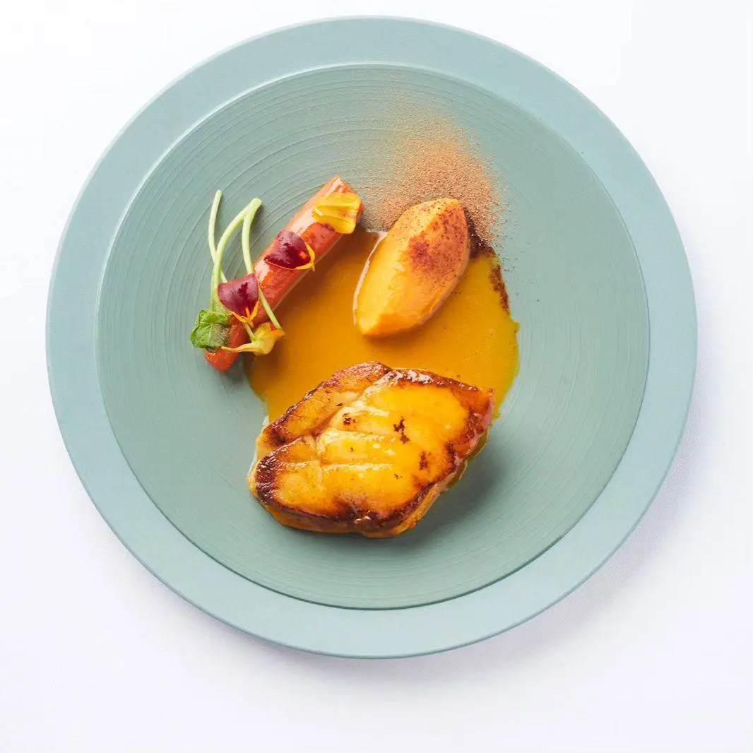 creation thumb for Monkfish | Carrot | Black Garlic