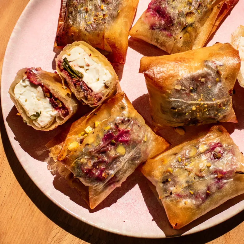 creation thumb for Crispy Fig & Feta Filo Pockets