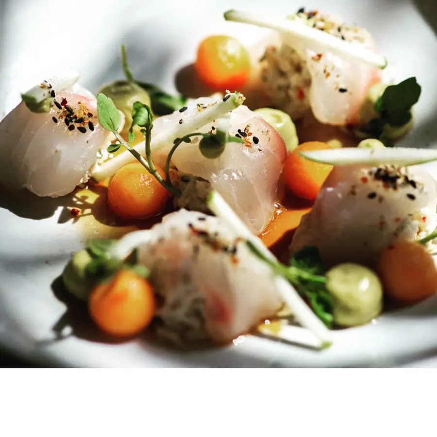creation thumb for Crab and sea bass ceviche