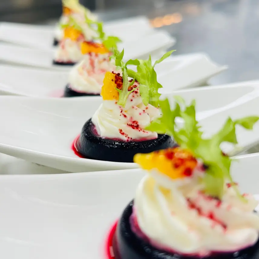 creation thumb for Beets with cream cheese